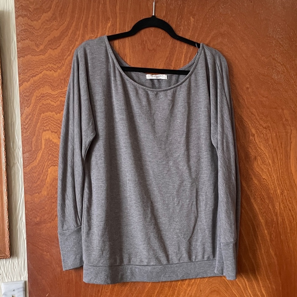 Project Social T scoopneck sweatshirt